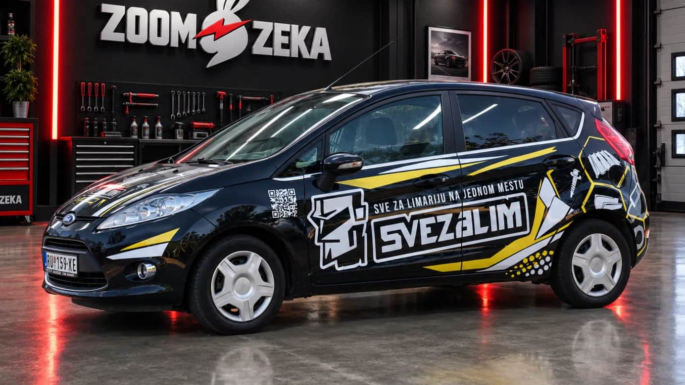 Brendiranje vozila, Ford Fiesta za SveZaLim